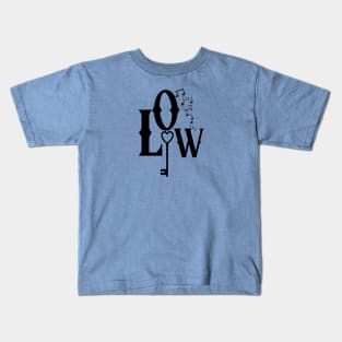 Low key Typographic Kids T-Shirt